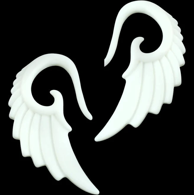 Angel Wing Spiral Plugs