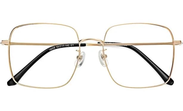 Grandpa Oversized Thin Square Glasses