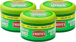 K0680001-3 Working Hands Hand Cream in Jar (3 Pack), 6.8 oz