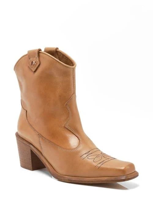 Free People Wandering Western Leather Ankle Boots
