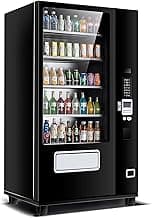 Refrigerated Beverage Vending Machine with Elevator Delivery Temp Control