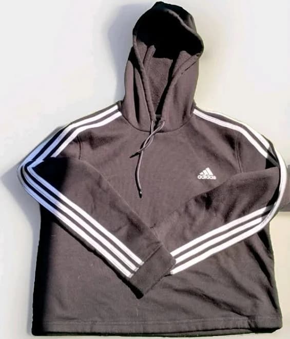 adidas Men's 3-Stripe Fleece Hoodie