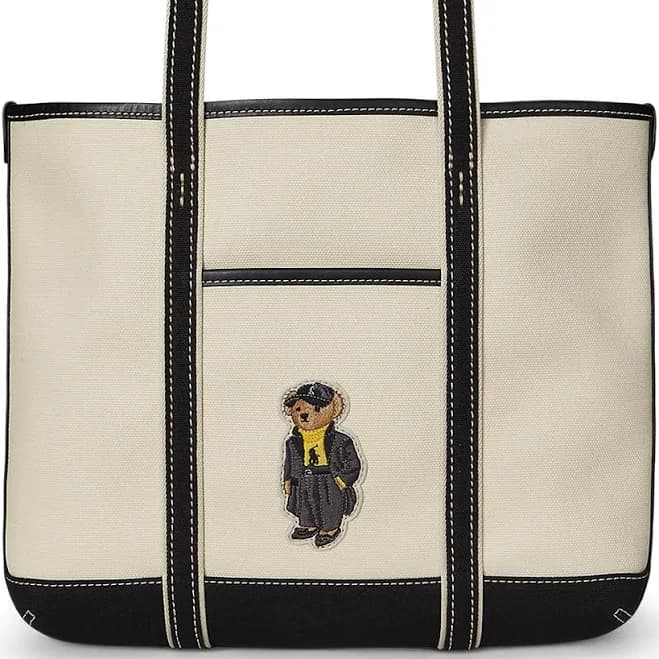 Polo Ralph Lauren Polo Bear Canvas Shopper Tote