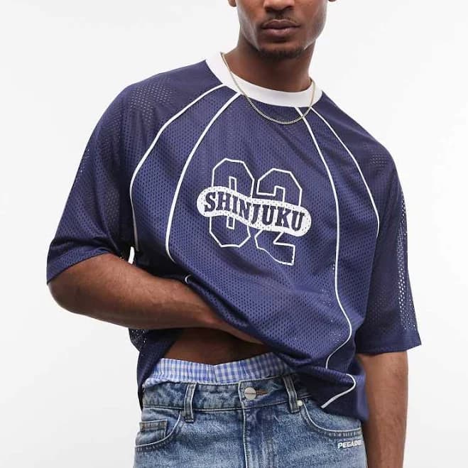 ASOS Design Boxy Oversized T-Shirt with 93 Graphic