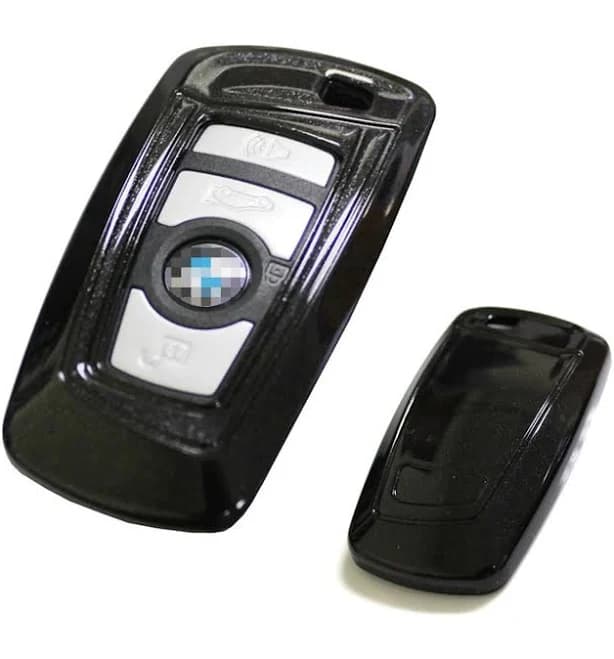 Glossy Black Smart Key Fob Shell For BMW 1 2 3 4 5 6 7 X3 Series | Exact Fit