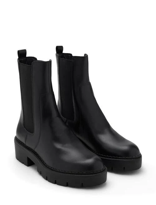 MANGO Teenage Girl Lug Sole Chelsea Boots