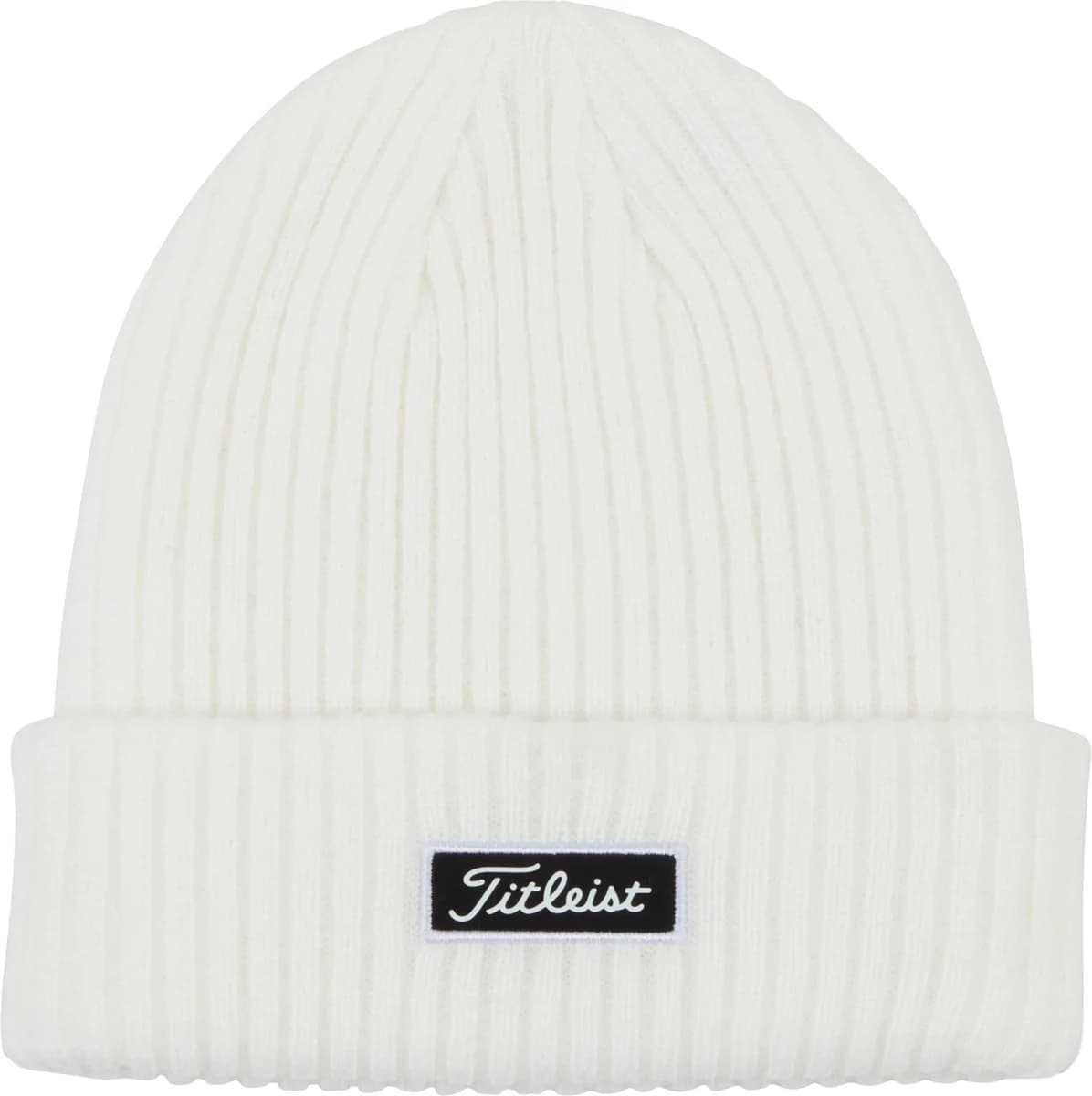 Men Titleist Charleston Cuff Knit Golf Beanie White