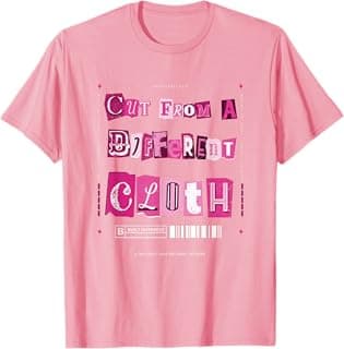 Pink Cut from A Different Cloth Pink Graphic T-Shirt