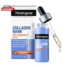 Neutrogena Collagen Bank 15% Vitamin C Face Serum, Vitamin C Serum for Face Help