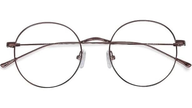 Eyebuydirect Dapper Large Fit Round Full-Rim Metal Eyeglasses