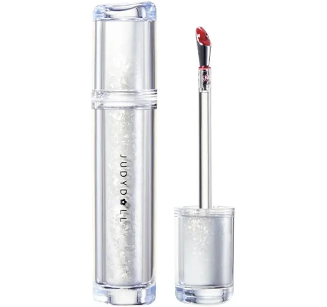 Judydoll Ice Iron Lip Glaze Lipstick, Non Staying Cup, Non fading Mirror Gloss Lip Gel,Liquid Lip