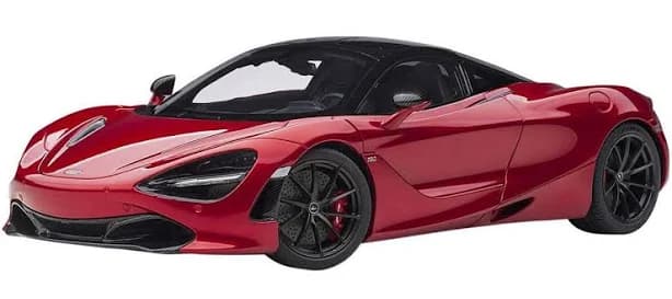 AUTOart McLaren 720S Memphis Red Metallic 1/18 Diecast Model Car
