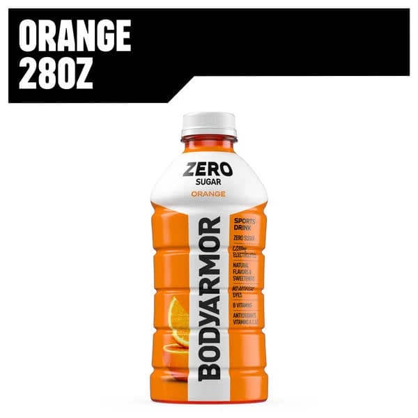 Bodyarmor Zero Sugar Orange Electrolyte Sports Drink