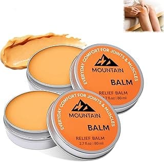 2PCS Mountain 3xBalm,Mountain3x Relief Balm,Joint and Muscle Support Balm, Fast Absorbing, Non-Greasy Formula, Soothing Gel Cream for Knee, Foot, Back