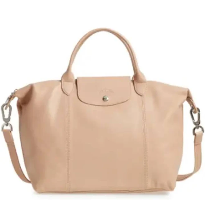 Longchamp Le Pliage Cuir Leather Bag