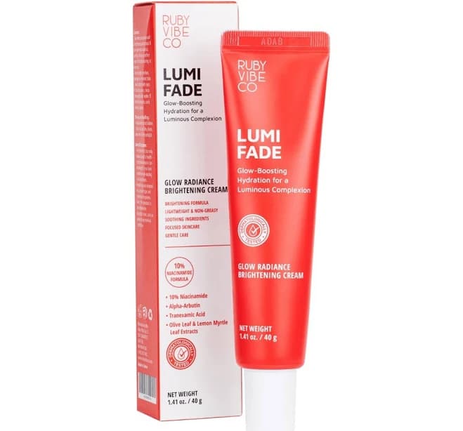 Ruby Vibe Co – Lumifade Spot Corrector – 10% Niacinamide Brightening & Dark Spot Serum