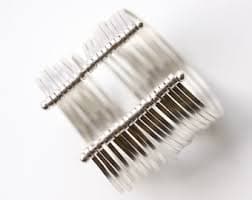 Bold Statement Cuff, Compilation of Many Individual Flattened Sterling Silver Wires Formed Into a Dramatic Bracelet - "isobel Cuff" - Etsy