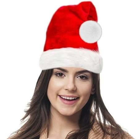 Funny Velveteen Christmas Santa Hat