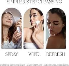 Amazon.com: FACESCANADA Hydro Makeup Remover Spray | Cleanses & Moisturizes Skin | Rich in Antioxidants | Gentle Makeup Remover for Face & Eye | 3.38 Fl Oz/100ml : Beauty & Personal Care
