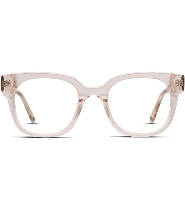 Women's Square Clear Prescription Included Online Eyeglasses Muse Naomi Eyeglasses Frames, Discounted, FSA/HSA, Bifocal, Transitions, Stylish, Cool