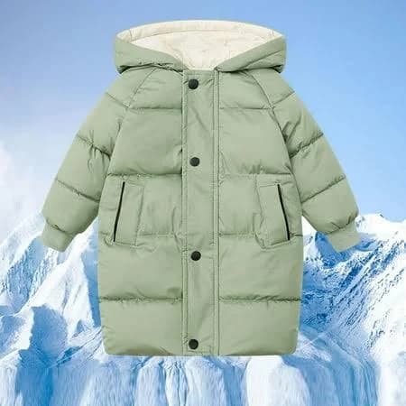 Kids Hooded Quilted Parka Jacket
