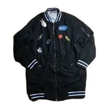 womens varsity bomber jacket With Patches Size Medium 160/84A