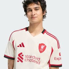 Clothing - Liverpool FC 25/26 Away Jersey - White | adidas Bahrain