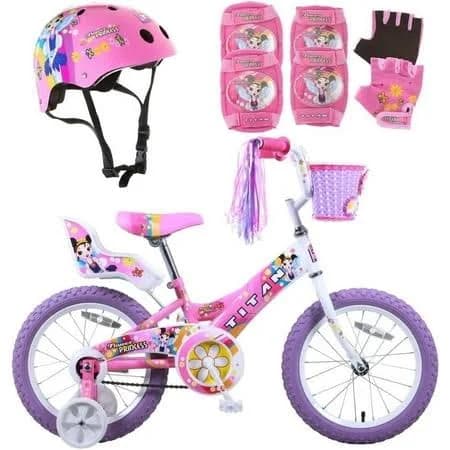 Titan Girl's Flower Princess BMX Bike