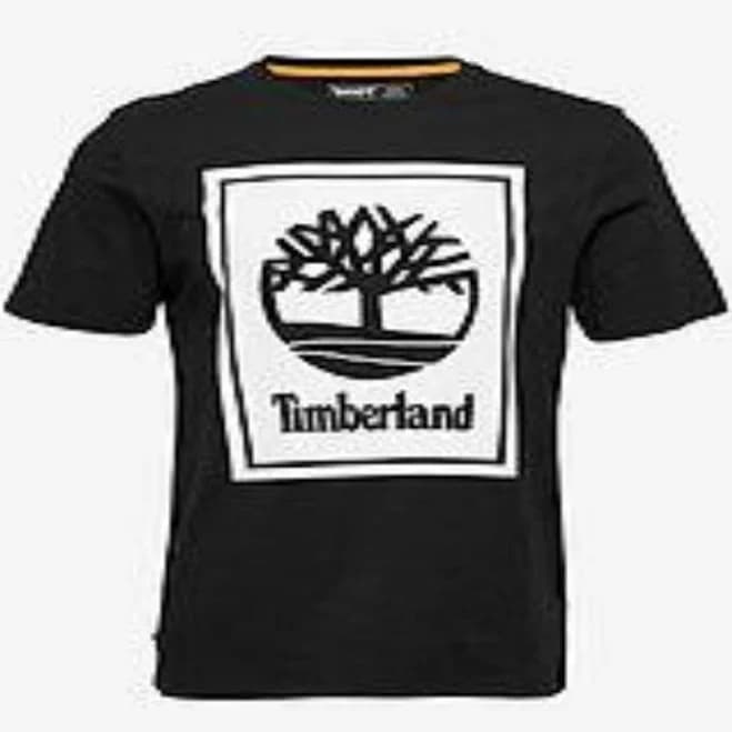 Timberland Men's Stacked Logo Tee