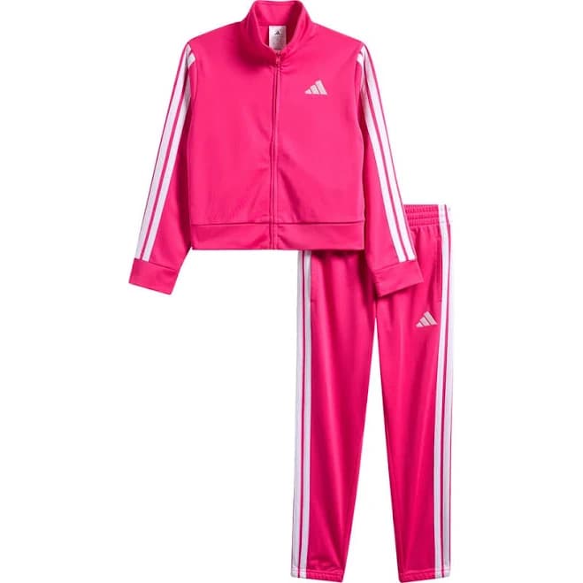 adidas Kids' Classic 3-Stripe Tricot Track Jacket & Pants Set