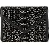 JAMIE Envelope Clutch - Black/Gold/Silver — RAFE New York