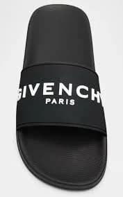 Givenchy Men's Leather Logo Slide Sandals Sz 41