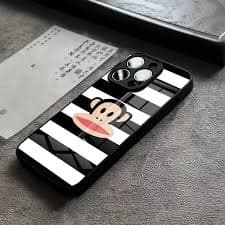 BK-1 P-Paul F-Frank Big Mouth Monkey Phone Case for iPhone 17，15 Pro Max 14 Plus 12 Mini 11 13 X XR XS 8 7 Plus SE Tempered glass Cover | Shopee Philippines