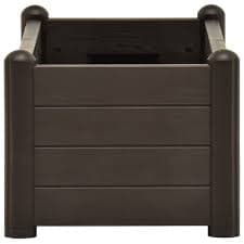 Amazon.com: FAMIROSA Garden Raised Bed PP Mocha 39.4”x16.9”x13.8” f,Weight-14 lbs : Patio, Lawn & Garden