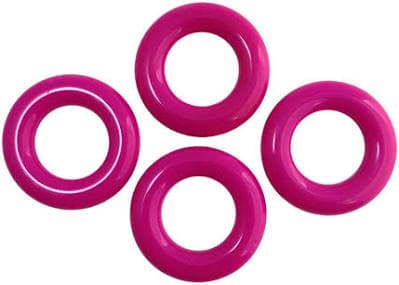 Vintage Acrylic Hoops Rings