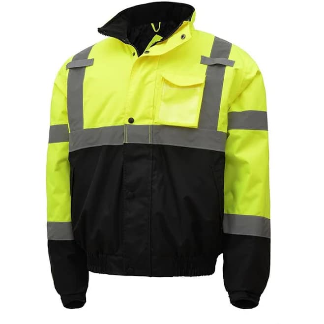 GSS Safety Class 3 Waterproof Quilt-Lined Bomber Jacket