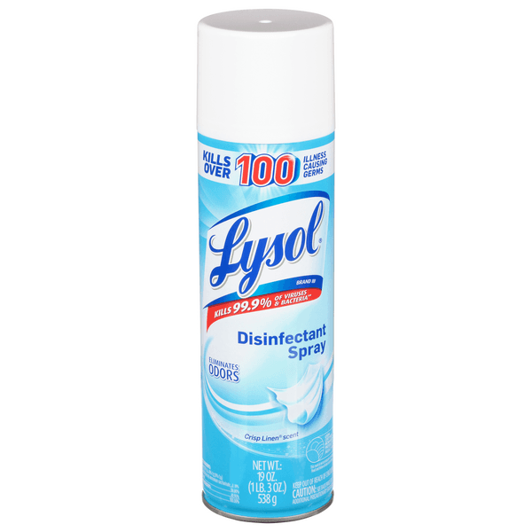 Lysol Crisp Linen Disinfectant Spray Aerosol