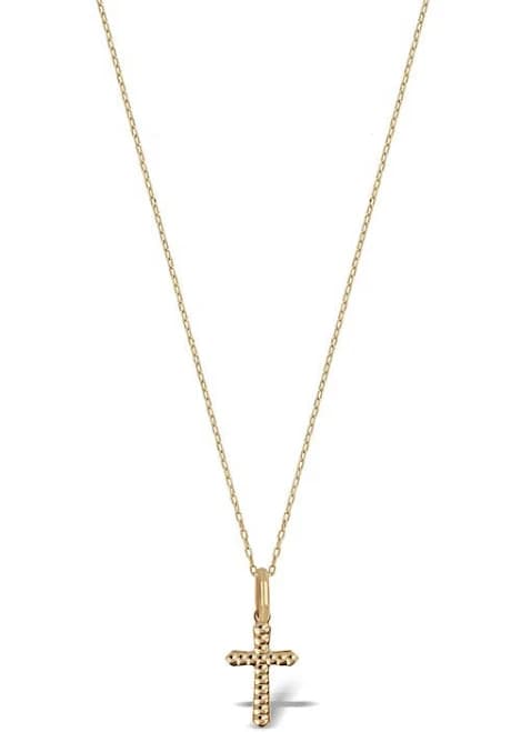 Bony Levy 14K Gold Cross Pendant Necklace