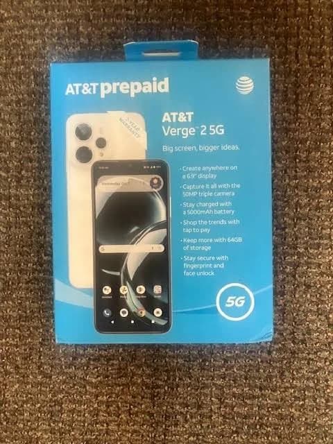 At&t Verge 2 5g Smartphone - Ivory White - 64gb Internal Storage