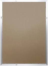Close Up XXL frame, 80 x 120 cm, silver, high-quality MDF, shatterproof PVC glass, with back panel : Amazon.com.be: Home & Kitchen