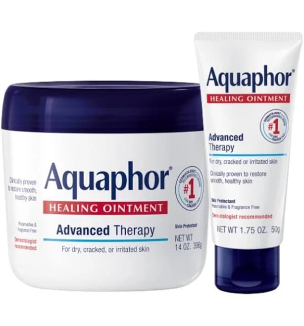 Aquaphor Healing Ointment Set 14oz Jar + 1.75oz Tube Advanced Therapy