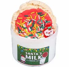 Santa's Cookies & Milk Slime Cornwithslime