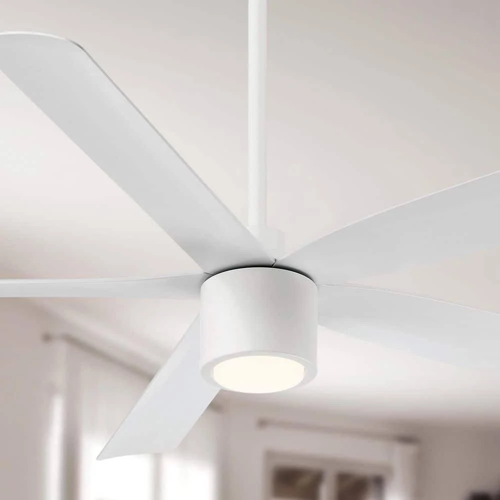 RAVIAN 60" 5-Blade Ceiling Fan with Remote and Dimmable Light
