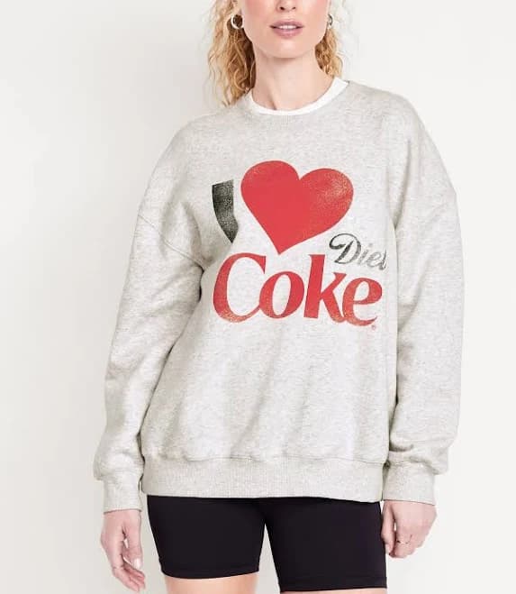 Old Navy Women's Ford Socomfy Oversized Sweatshirt