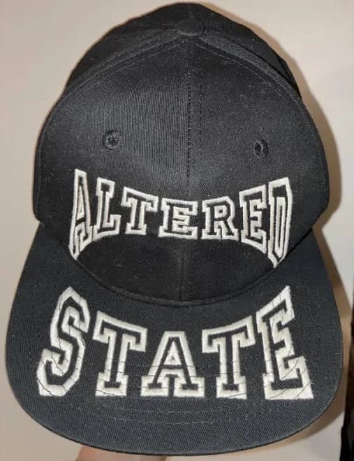 10 Deep Altered State By Snapback Hat Black Streetwear Cap Y2k Retro