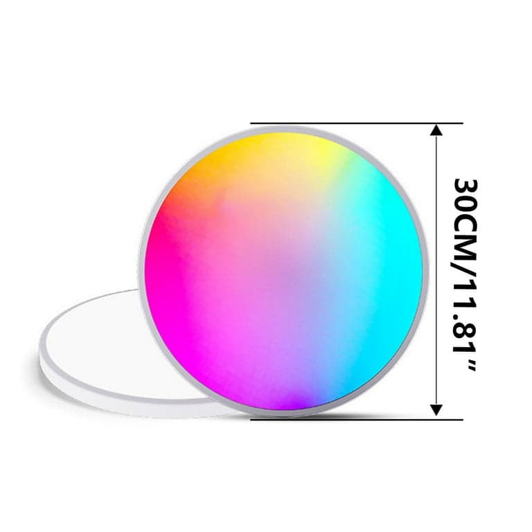 Clearance, Seasonal Sales, Smart LED Ceiling Light Fixture, 2400LM, 16 Million DIY Colors, 2200K-6500K, Works with Alexa Black Akmoler - Walmart.com