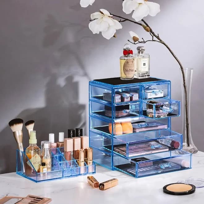 Clear Cosmetic Makeup Organizer