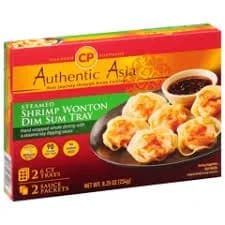 Authentic Asia Shrimp Wonton Dim Sum Tray, Steamed, 8.25 oz (234 g)