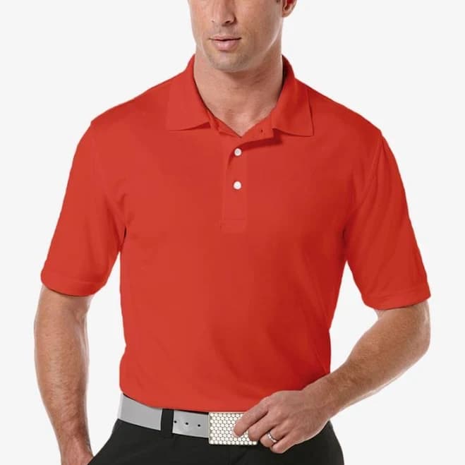 Pga Tour Men's Airflux Golf Polo Shirt
