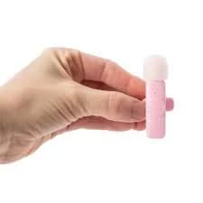 Mini Clip-On Wireless Microphone - Pink